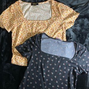 Double the fun !!!!! Two shirts ! Cute tops !💜